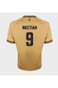 Crystal Palace Eddie Nketiah #9 Jalkapallovaatteet Vieraspaita 2025-26 Lyhythihainen